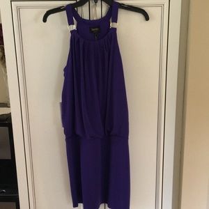 Purple cocktail dress, NWT, never worn.
